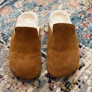 Suede J Crew Slippers
